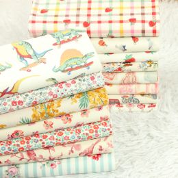 Fabric Print Cotton Canvas Fabric By The Meter Sew Bags Sofa Pillow Cushion canvas Material Fabrics For Needlework Patchwork Quilting