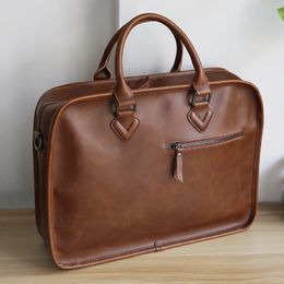 Fashion Trend Men HandBags Briefcase Business Bag Crossbody Bag Laptop Bag Large Capacity Satchel Single Shoulder Bag 240309