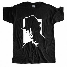 men crew neck tees fi cott t-shirt Leard Cohen - Silhouette NEW Music Band Merchandise T Shirt summer funny t-shirt g0jn#
