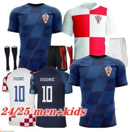 2024 2025 New Croacia MODRIC soccer jerseys national team MANDZUKIC PERISIC KALINIC 24 25 Croatia football shirt KOVACIC Rakitic Kramaric Men Kids Kit uniforms