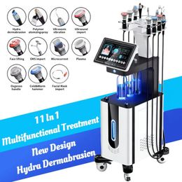 Professional 11 In 1 Water Peel Hydra Micro Dermabrasion Machine Skin Rejuvenation Hydra Oxygen Blackhead remove machine