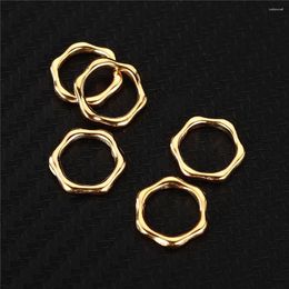 Charms 5PCS/lot Stainless Steel Hollow Hexagon Pendant For Jewellery DIY Making Geometric Polygon Pendants Accessories