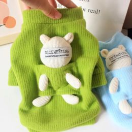 Sweaters Puppy Sweater Winter Autumn Fashion Cartoon Clothes Pet Cute Desinger Pullover Small Dog Soft Knitwear Yorkshire Poodle Maltese