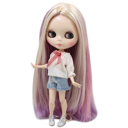 ICY DBS Blyth Doll NoBL602521376122 blonde mix purple and pink hair white skin 16 BJD ob24 anime 240311