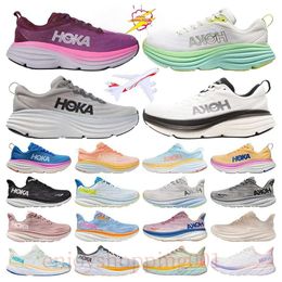 designer shoes casual shoes Clifton 2024 Running Shoes Womens Platform Sneakers One Bondi Men Blakc White Harbour Mens Women Trainers Runnners Sneakers size 36-45