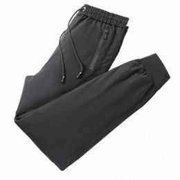 men's High Quality Thermal Fi Solid Color New Winter Down Cott Warm Pants Thickened Sweatpants Outdoor Leisure Trousers w2KQ#