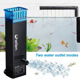 Accessories Mute Auto Oil Film Processor Remove Tool for Fish Tank Water Filtration Mini Aquarium Surface Oil Skimmer Philtre 220240V 3W