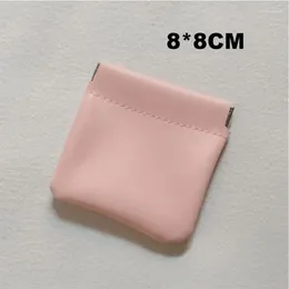 Storage Bags Coin Purse Multifunctional Pu Leather Change Pocket Waterproof Soft Lipstick Pouch Organiser Bag