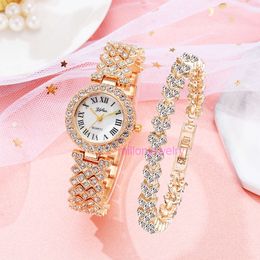 luxury mens watch women Womens Rose Gold Watch Fashion Quartz Elegant Bracelet