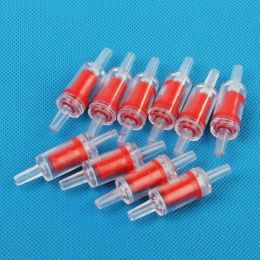 Accessories 20Pcs Red One Way Cheque Valve Co2 Aquarium Air Pump Air Diode Stop Pet Supplies