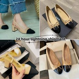 High Heels, modische Schuhe aus echtem Leder, offen auf formellem, klobigem Absatz, Slingback-Sandalen, Ballerinas, Designer-Schuh, Loafer, Designer-Frau