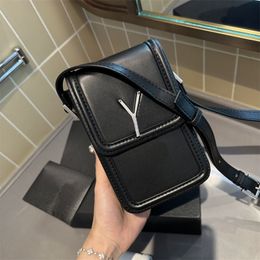 Designers Cross Body Bag Luxury Genuine Leather Cell Phone Bags For Mens Womens Casual Shoulder Bags Trendy Vintage Mens Bag Purses