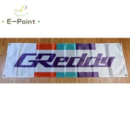 Accessories 130GSM 150D Material GReddy Banner 1.5ft*5ft (45*150cm) Size for Home Flag yhx129