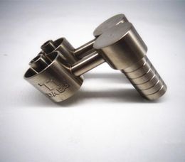 who Titanium Nail Domeless Side Arm 101418mm Female and Male Titanium Nails Joint for Glass Pipe Bongmm3818789