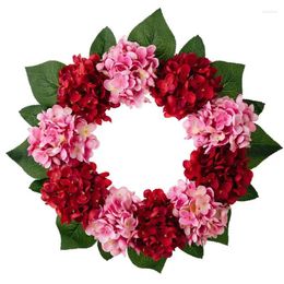 Decorative Flowers Artificial Floral Wreath Elegant Front Door Seasonal Wedding Wall Decor