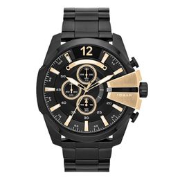Fashion Brand Men Big Case Mutiple Dials Stainless Steel Band Date Quartz Wrist Watch 4338283a