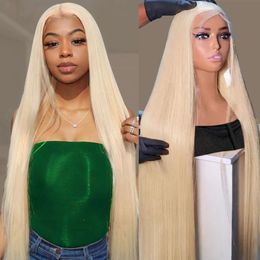 Sweetie 30 Inch 12A Blonde 13x6 Front for Women 180% Density 613 Straight HD Lace Frontal Wig Glueless Wigs Human Hair Pre Plucked