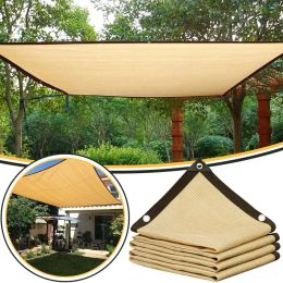 Nets Reinforced Edges and Grommets Swimming Pool Quincho Heavyduty Shade Beige Tone Waterproof Outdoor Awnings Home Garden Awning