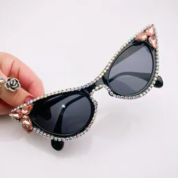 Sunglasses 2024 Baroque Square Women Crystals Sexy Girls Sun Glasses Rhinestone Shades For Party Feminino