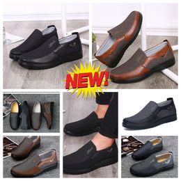 Casual shoes GAI Men Black Brown Shoe Point Toe party banquets Business suit Mens designers Minimalist Breathable Shoes size EUR 38-50