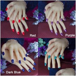 False Nails Mixed 18 Colours Fl Short Round Nail Tips Soft Candy Colour Oval Head Fake Acrylic Art Salon Drop Delivery Health Beauty Dhrdq