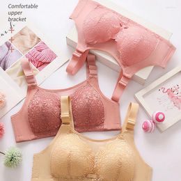 Bras Large Size Front Closure Lingerie Back Underwear Thin Section Comfortable Push Up Bra Breathable Women