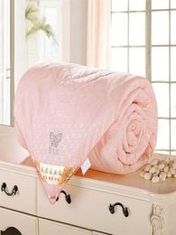 Natural Mulberry Silk Comforter For Winter Summer Twin Queen King Full Size Duvet Blanket Quilt White Pink Beige Filler24368355041