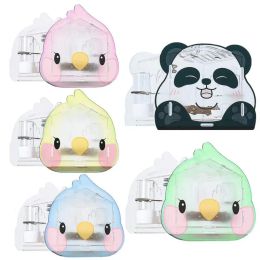 Nests Bird Carrier Cage Cute And Safe Design Clear Parrot Carrier Bag Outdoor Travel Camping Ventilated Cute and Safe Design