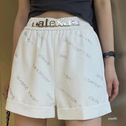 Summer designer womens hot pants Sports casual monogrammed shorts Fashion everything stretch belt