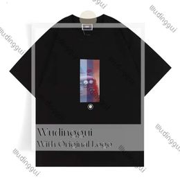 Designer Kith T Shirt Short Sleeve Luxury Major Brand Rap Classic Hip Hop Male Singer Kith Wrld Tokyo Shibuya Retro Street Fashion Brand Kith Shirt 481