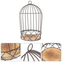 Candle Holders Flower Stand Candlestick Rustic Wedding Decorations Festival Ornament Pot Decorative Flowerpot Rack Board Birdcage Adornment