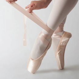 shoes Satin Swan Dance Shoes Adult Children Canvas Female Pointe Shoe Performance Training Strappy Ballet Shoes Child Sports Toe Shoe