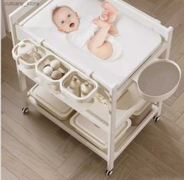 Baby Cribs Dialling label baby care label multifunctional plastic crib movable newborn changing bathtub touch label L240320