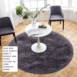 Carpets 6155 Nordic Tie-Dye Carpet Wholesale Plush Mat Living Room Bedroom Bed Blanket Floor Cushion For Home