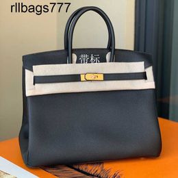 Genuine Leather Bk Handbag Bags Designer Premium Togo Top Layer Cowhide Lychee Pattern Single Shoulder Cross Body Portable Luxury Women's