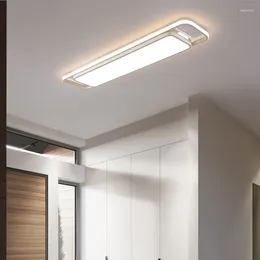 Ceiling Lights Rectangle Modern Led Lamps For Living Room Corridor Kitchen Indoor Mount Light