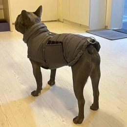 Parkas Winter Dog Clothes Reflective Waterproof Pet Down Jacket for Small Medium Dogs French Bulldog Golden Retriever Rain Coat Outfit