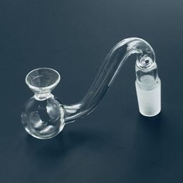 Funnel design Oil Burner Glass Pipe with 10mm 14mm 18mm Male Female Thick Pyrex Glass Bubbler Tube for Smoking Water Pipes