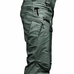 Calças táticas de carga Homens Outdoor Waterproof SWAT Combat Camoue Calças Casuais Multi Bolso Calças Masculinas Corredores de Trabalho c7zF #