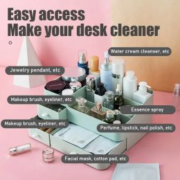 Drawers Cosmetics Storage Box Skincare Shelf Desktop Drawer Dresser Lipstick Organizer Desk Mask Make Up Brush Large Capacity