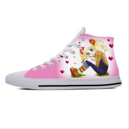 Shoes Japanese Anime Manga Cartoon Candy Candy Fashion Casual Cloth Shoes High Top Lightweight Breathable 3D Print Men Women Sneakers