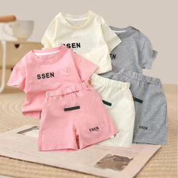 Jungen Designer Kleidung Kleinkind Kleidungsstücke Sommer Baby Kurzärmler T-Shirt Shorts 2pcs Kostüm für Kinder-Kleidung Tracksuit