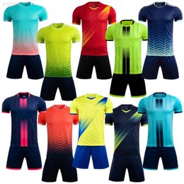 Adult Kids Football Jerseys Sets Men Boys Soccer Kit Sport Clothes Survetement Football Uniforms Women Soccer Training Tracksuit 240314