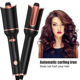 Irons Electric Hair Curler Automatic Hair Curler Tourmaline Ceramic Heater Curler with LED Digital Hair Curler Portable Curling Iron