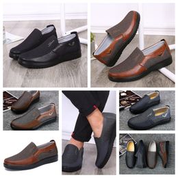 Shoe GAI sneakers Casual Shoe Men Single Business Round Toes Shoe Casual Soft Soles Slippers Flat Mens Classic comfort shoes softs size EUR 38-50