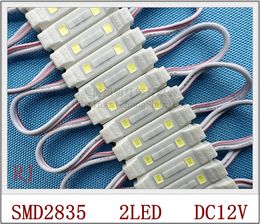 وحدة LED LED الحقن وحدة مصباح LED مقاوم للماء لرسائل علامة صغيرة SMD2835 DC12V 2LED 0.6W IP65 28MM × 6MM IP65 2019 NEW