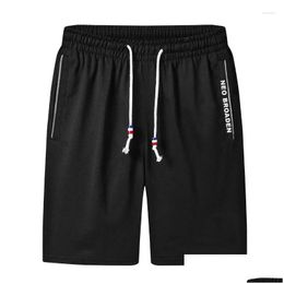 Mens Shorts 2024 Outdoor Casual For Men Pure Cotton Slim Five Points Beach Pants High Quality Design Drop Delivery Apparel Clothing Otxvr