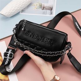 22% OFF Designer bag 2024 Handbags Womens Handheld One Shoulder Crossbody Fashion Korean Version Texture Trend Lightweight Soft Leather Chain