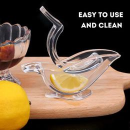 Other Kitchen Tools Manual transparent lemon juice extractor acrylic fruit handheld juicer household kitchen and bar tools citrus squeezing machineL2403
