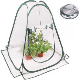 Greenhouses Greenhouse Cover Transparent PVC Mini Small Grow Plant House Tent Gardening Flowerpot Warm Room Backyard for Indoor Outdoor